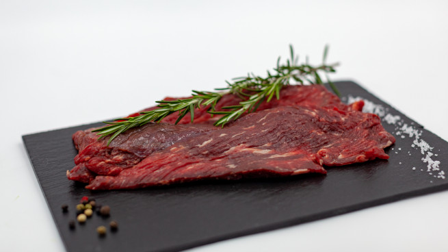 Steak de boeuf persille blond Aquitaine Label Rouge Tradition Sarthoise