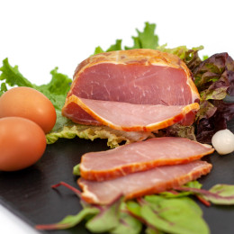 Bacon de porc fumé au bois de hêtre maison Tradition Sarthoise