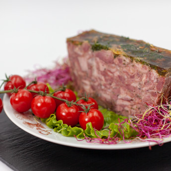 Tête persillé de porc fermier Label Rouge Tradition Sarthoise