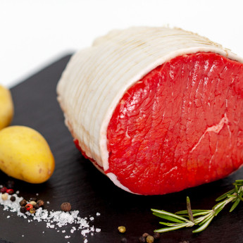 Roti de boeuf tournedos filet blonde d'Aquitaine Label Rouge Tradition Sarthoise
