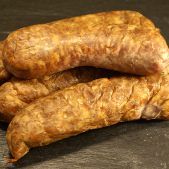 Saucisse de porc fumée Label Rouge Tradition Sarthoise