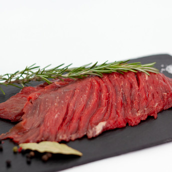 Boeuf steak de bavette aloyaux blond Aquitaine Label Rouge Tradition Sarthoise