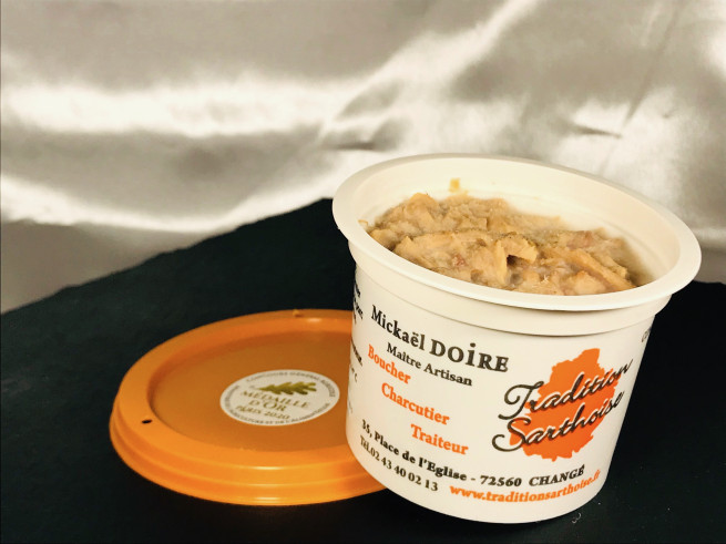 Rillettes de porc fermier Label Rouge Tradition Sarthoise