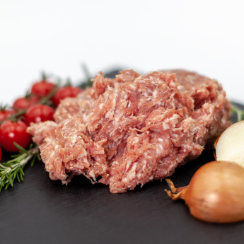 Chair de saucisse au porc fermier Label Rouge Tradition Sarthoise