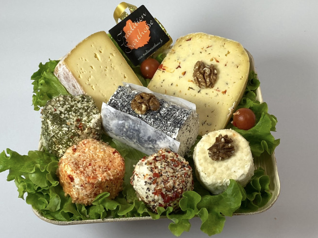 Plateau de fromages du terroir artisanaux Tradition Sarthoise