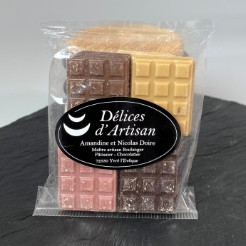 Mini tablette de chocolat artisanal Tradition Sarthoise